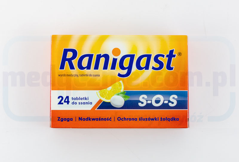 Ranigast SOS Lutschtabletten 24 Tabletten.